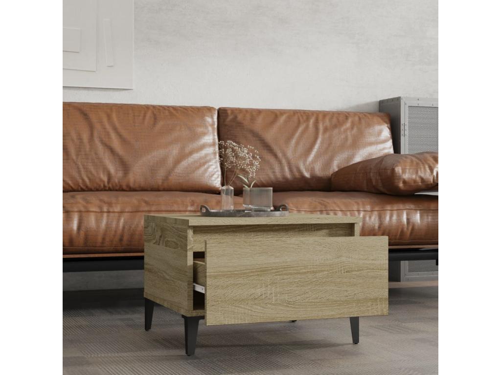 Brown Oak Wood Home Furniture, 50 x 46 x 35 cm