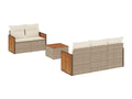 Beige Woven Resin Wicker Outdoor Furniture Set - dlz1766576145232