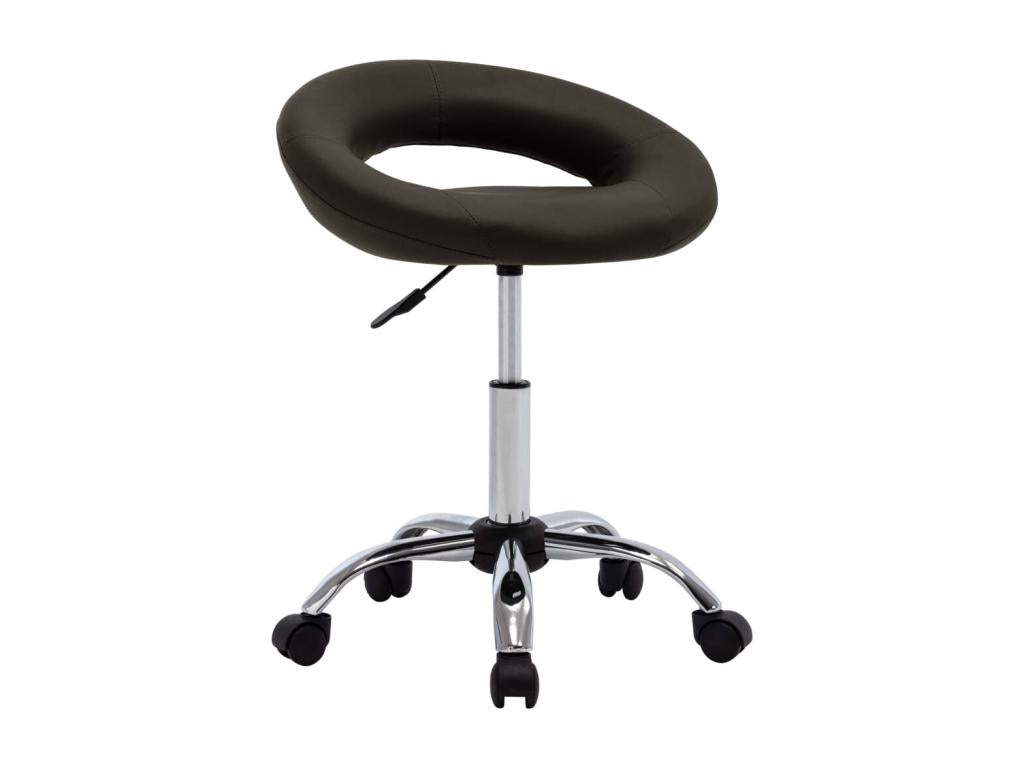 Brown Faux Leather Chair