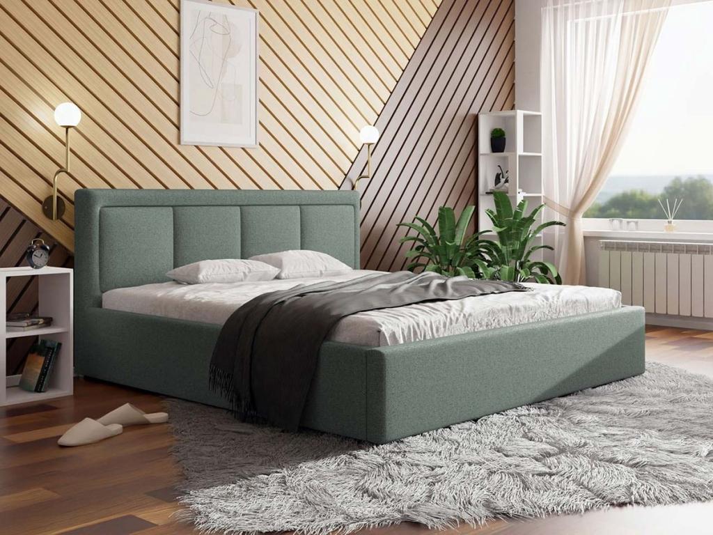 Green Bed, 200 x 223 x 93 cm