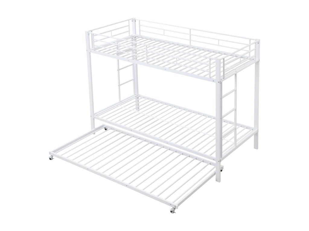 White Iron Bed, 90 x 200 cm