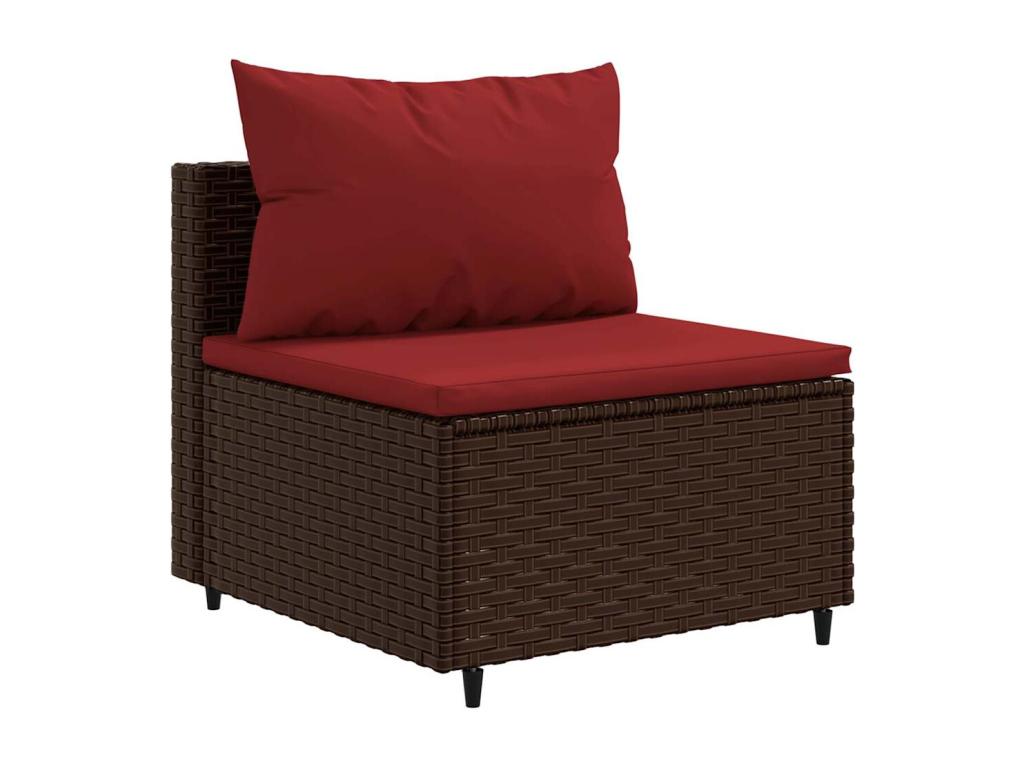 Brown Woven Resin Wicker Outdoor Furniture Set - dlz1766576183895
