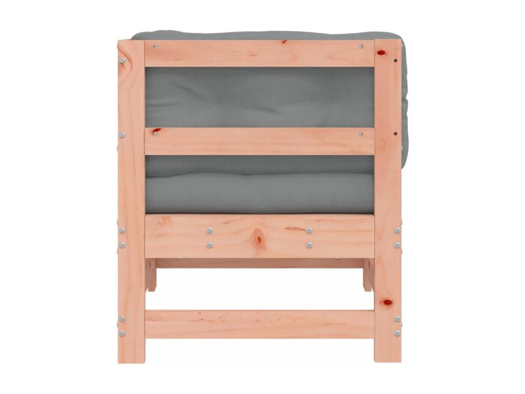 Brown Solid Wood Sofa